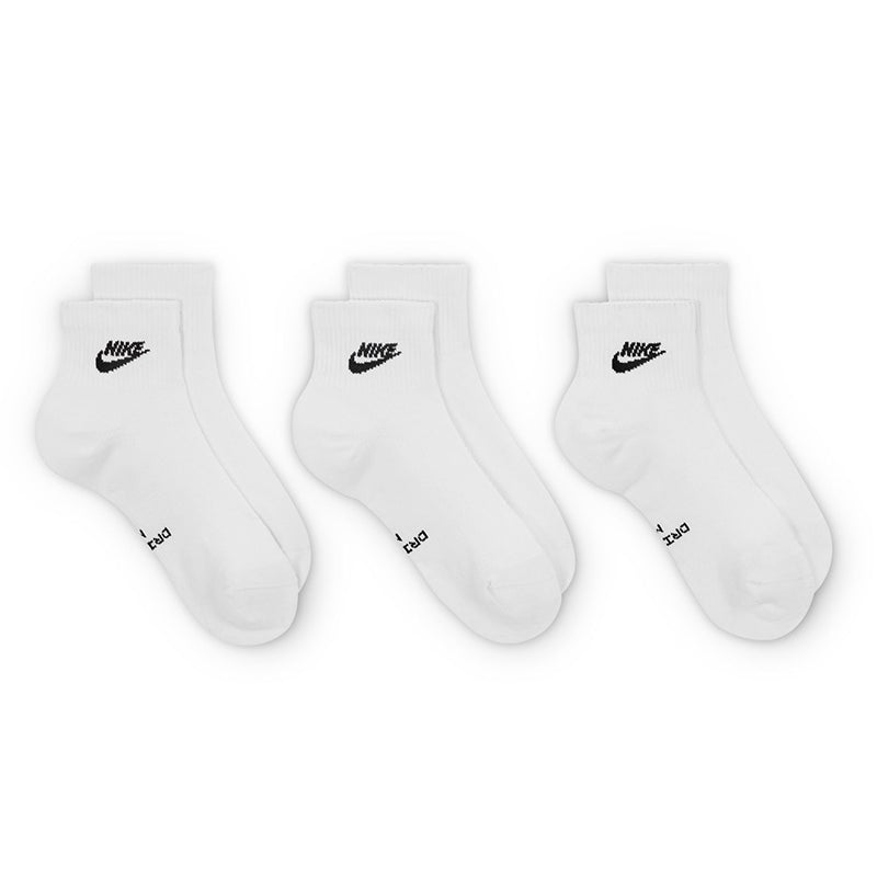 Nike Unisex Everyday Elevated Ankle Socks (3 Pairs)