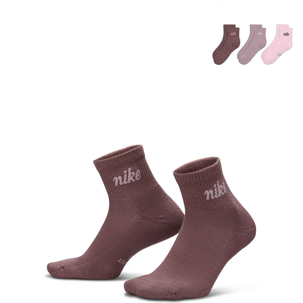 Nike Unisex Everyday Elevated Ankle Socks (3 Pairs)