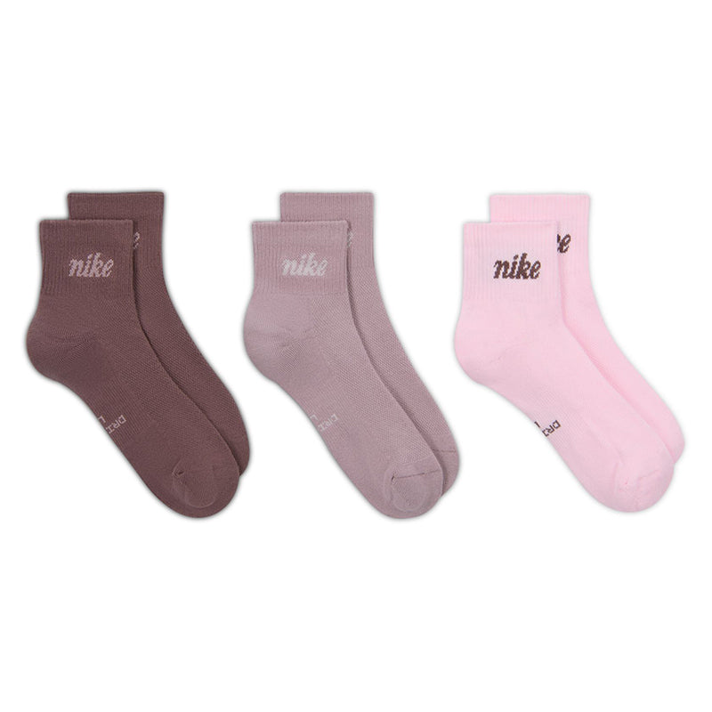 Nike Unisex Everyday Elevated Ankle Socks (3 Pairs)