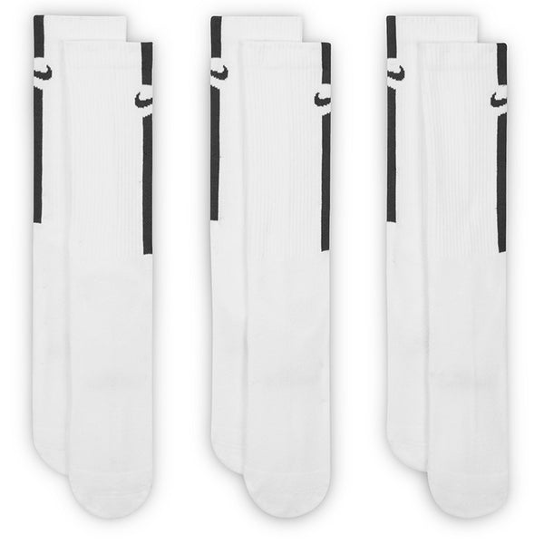 Nike Unisex Everyday Elevated Crew Socks (3 Pairs)
