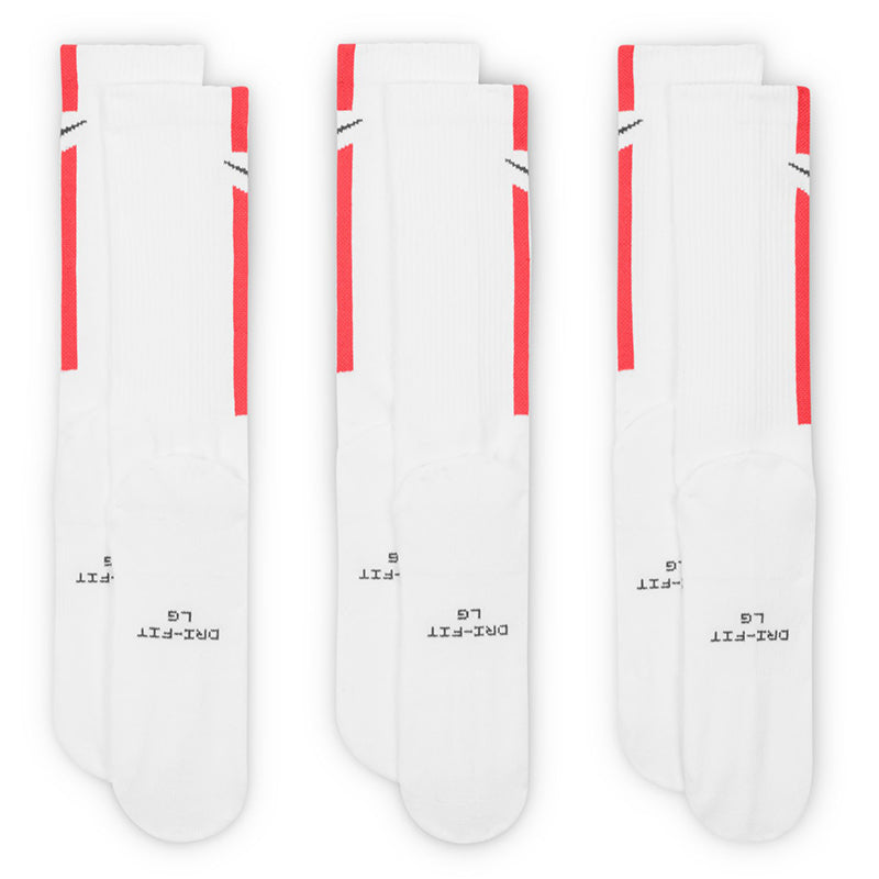 Nike Unisex Everyday Elevated Crew Socks (3 Pairs)