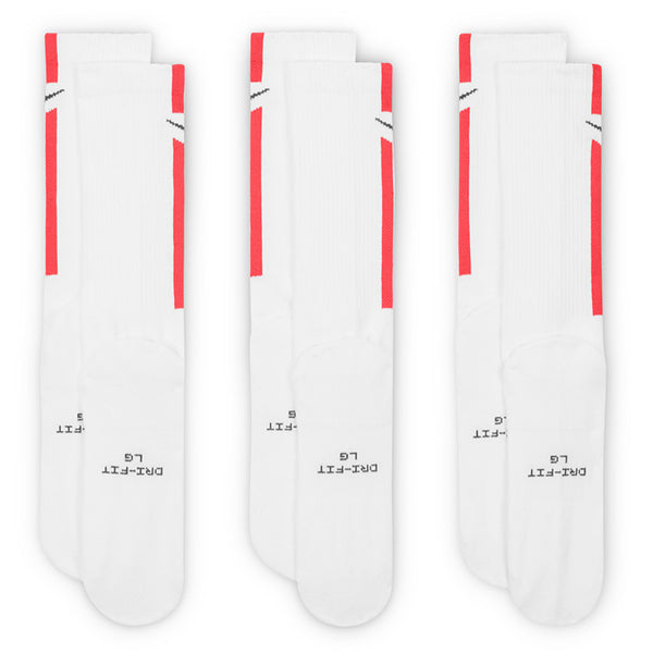 Nike Unisex Everyday Elevated Crew Socks (3 Pairs)