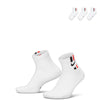 Nike Unisex Everyday Elevated Ankle Socks (3 Pairs)