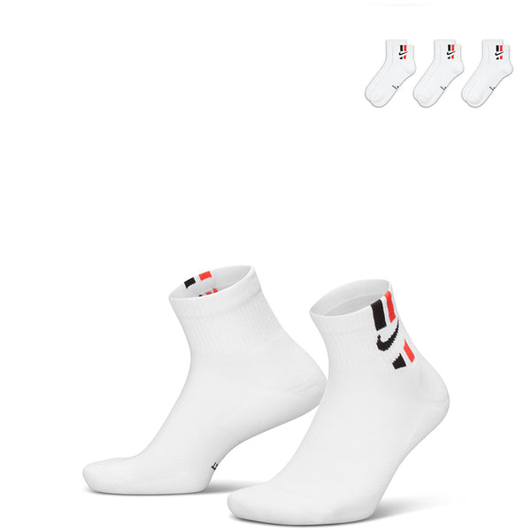 Nike Unisex Everyday Elevated Ankle Socks (3 Pairs)
