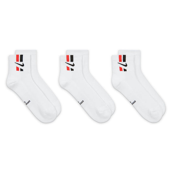 Nike Unisex Everyday Elevated Ankle Socks (3 Pairs)