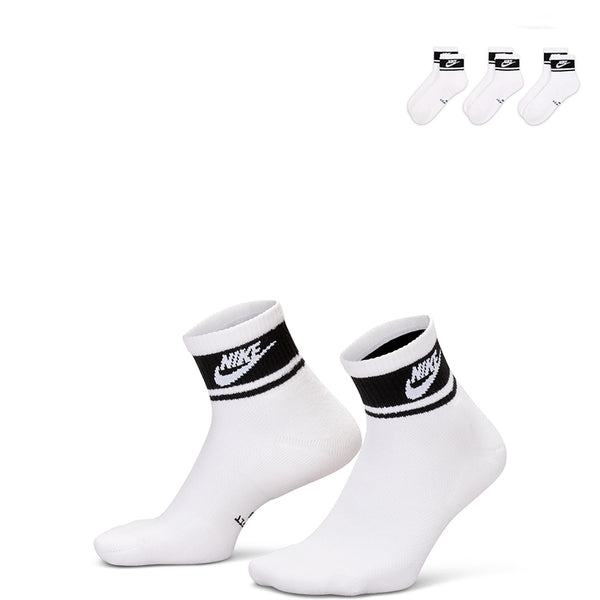 Nike Unisex Everyday Elevated Ankle Socks (3 Pairs)