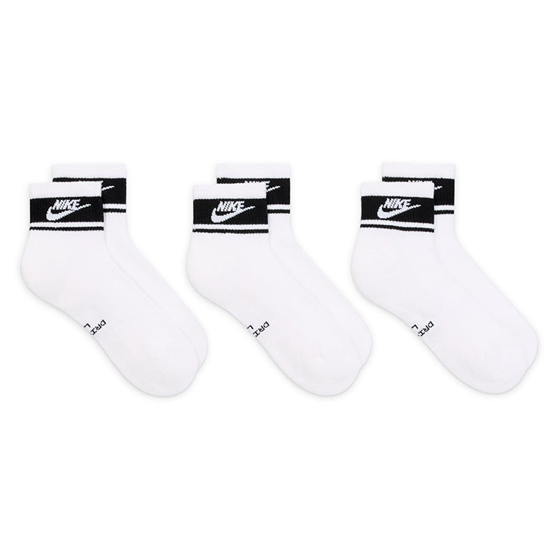 Nike Unisex Everyday Elevated Ankle Socks (3 Pairs)