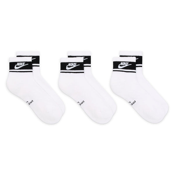 Nike Unisex Everyday Elevated Ankle Socks (3 Pairs)