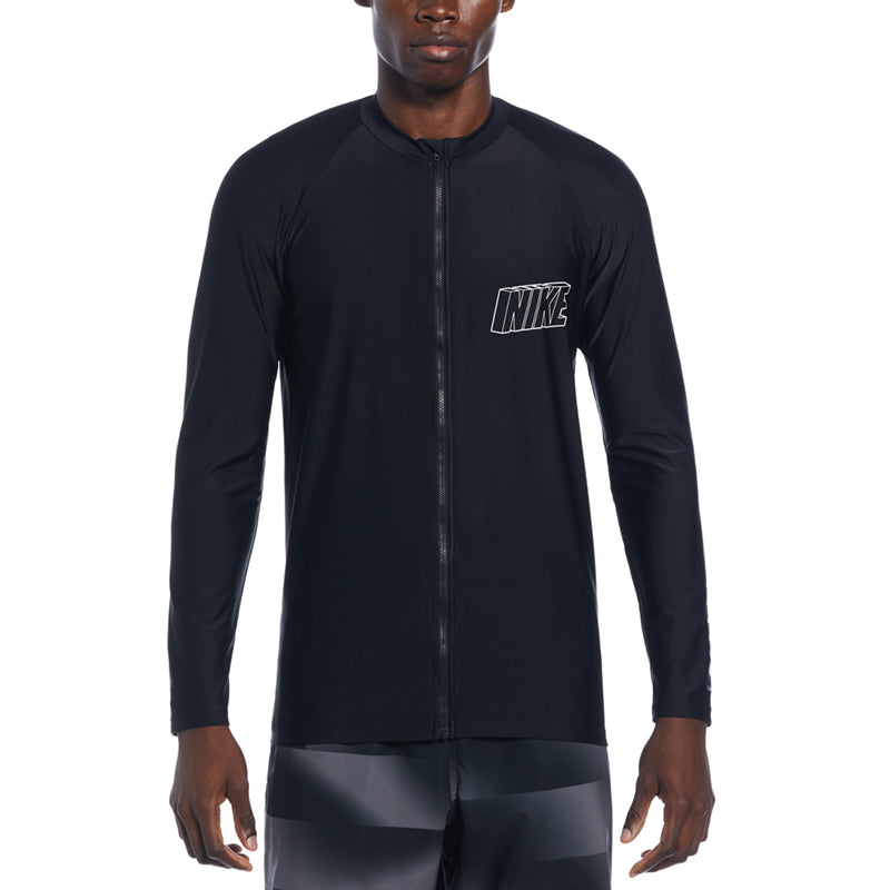 Nike Swim Men's 3D Logo Long Sleeve Zip