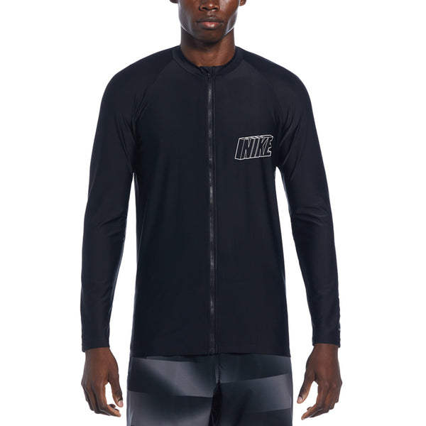 Nike Swim Men's 3D Logo Long Sleeve Zip