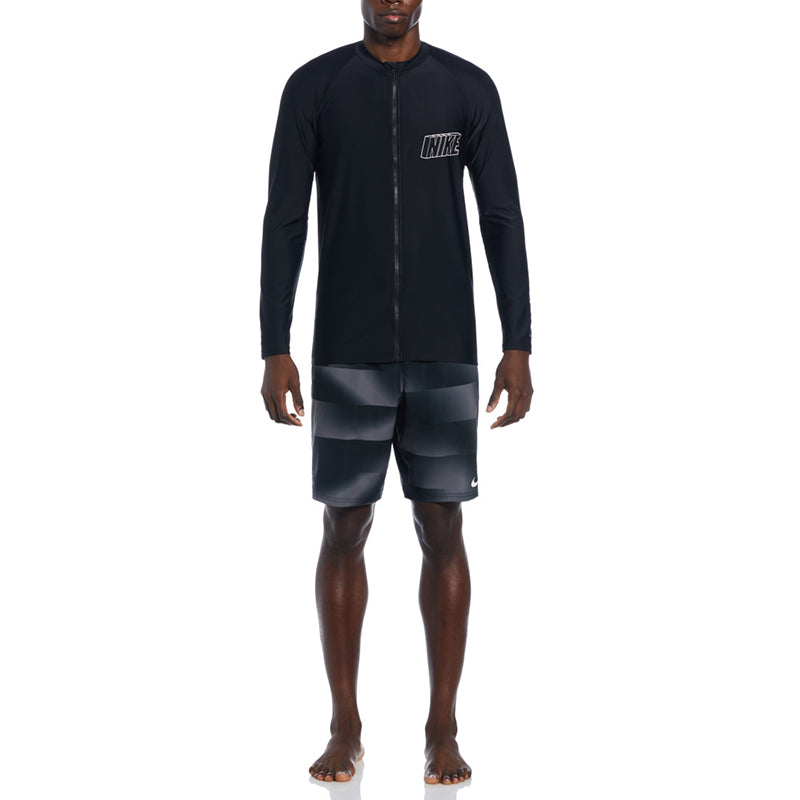 Nike Swim Men's 3D Logo Long Sleeve Zip