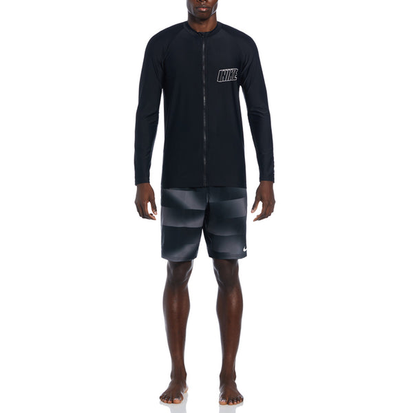 Nike Swim Men's 3D Logo Long Sleeve Zip