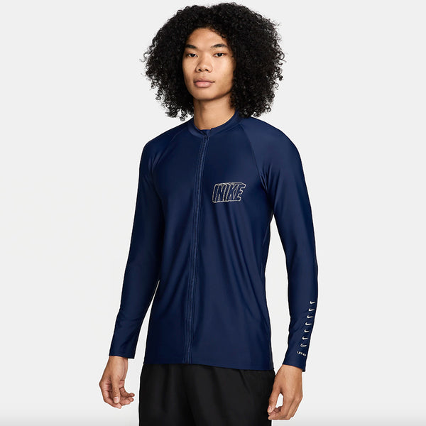 Nike Swim Men's 3D Logo Long Sleeve Zip