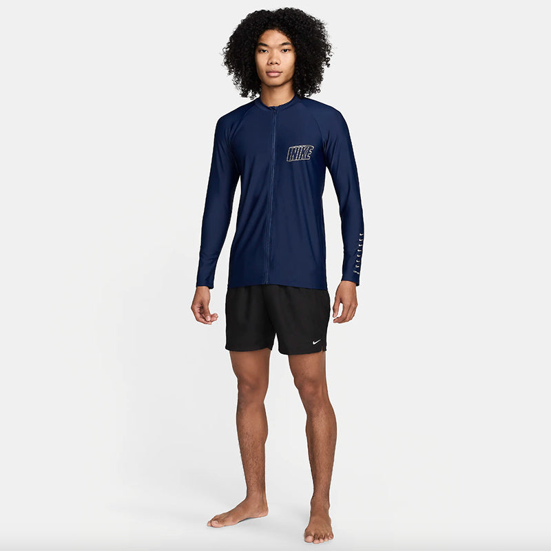 Nike Swim Men's 3D Logo Long Sleeve Zip