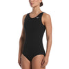 Nike Swim Women's Solid Ribbed U-Back Low Leg