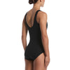 Nike Swim Women's Solid Ribbed U-Back Low Leg