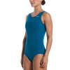Nike Swim Women's Solid Ribbed U-Back Low Leg