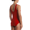 Nike Swim Women's Solid Ribbed U-Back Low Leg