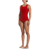 Nike Swim Women's Solid Ribbed U-Back Low Leg