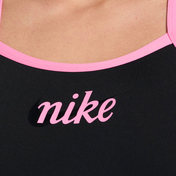 Nike Swim Women's Logo Graphic Racerback Low Leg