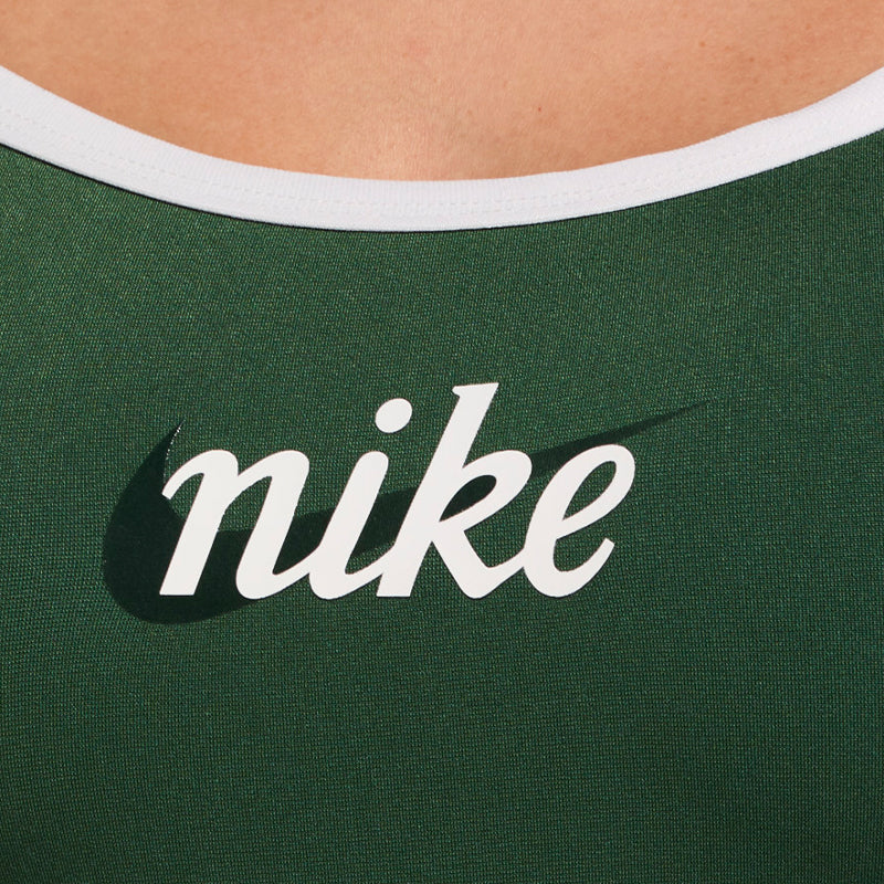 Nike Swim Women's Logo Graphic Racerback Low Leg