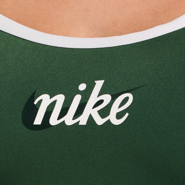 Nike Swim Women's Logo Graphic Racerback Low Leg