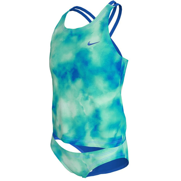 Nike Swim Girl's Aqtcawe Spiderback Tankini Set