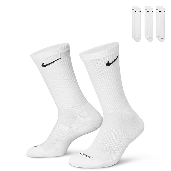 Nike Unisex Everyday Plus Cushioned Training Crew Socks (3 Pairs)