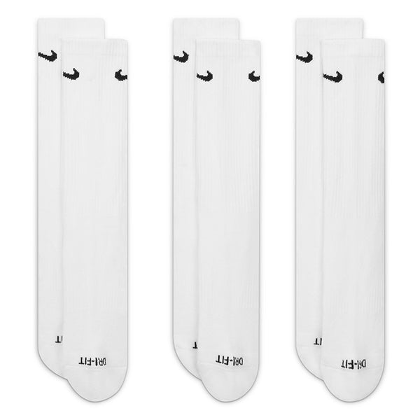 Nike Unisex Everyday Plus Cushioned Training Crew Socks (3 Pairs)