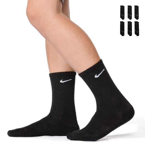 Nike kid's Everyday Cushioned Crew Socks (6 Pairs)