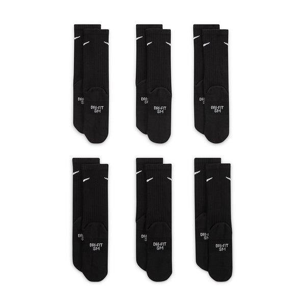 Nike kid's Everyday Cushioned Crew Socks (6 Pairs)