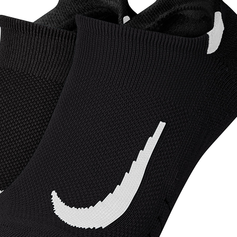 Nike Unisex Multiplier Running No-Show Socks (2 Pairs)