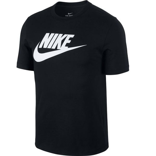 Nike T-Shirt Black/White Mens Sportswear.