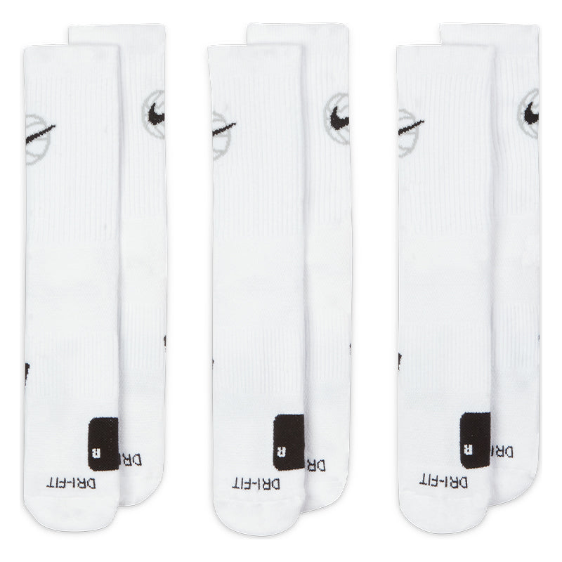 Nike Everyday Crew Basketball Socks (3 Pair).