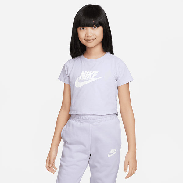 Nike Girl's Sportswear Big Kid's Cropped T-Shirt