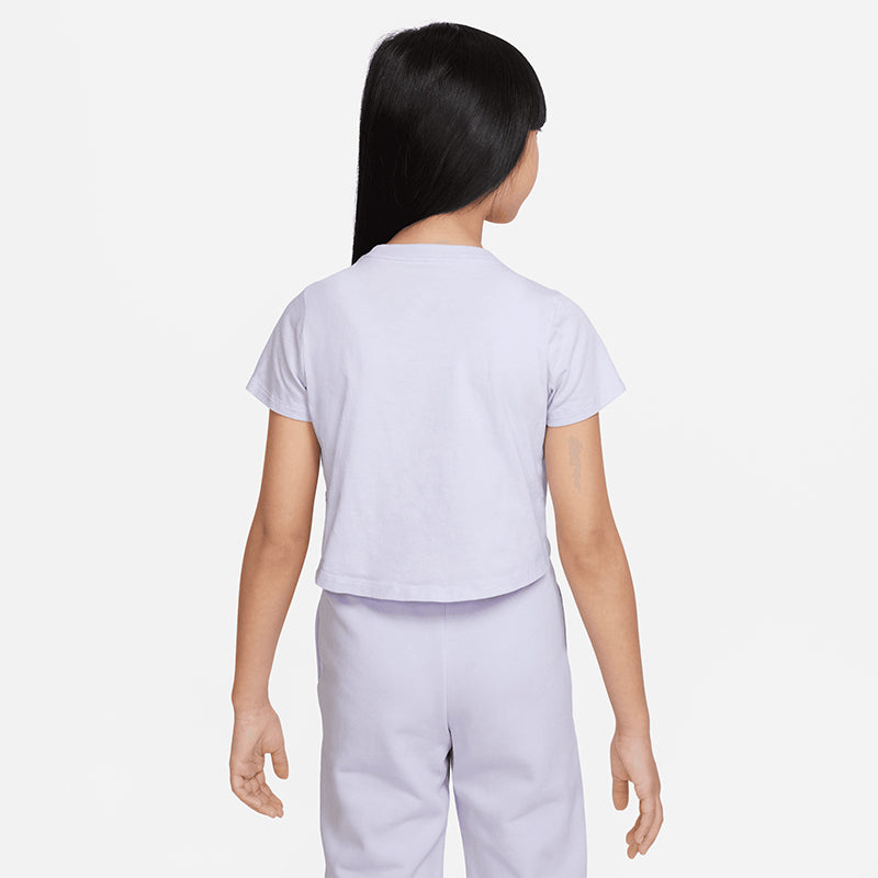 Nike Girl's Sportswear Big Kid's Cropped T-Shirt