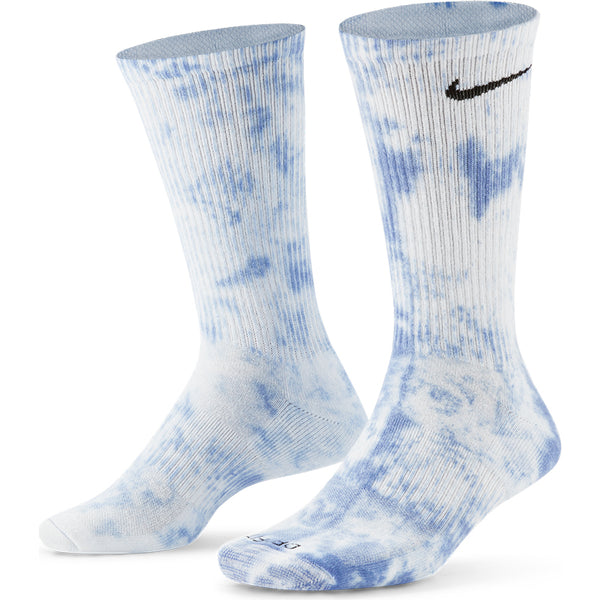 Nike Unisex Everyday Cushioned Tie-Dye Crew Socks (2 Pairs)
