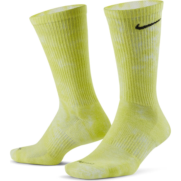Nike Unisex Everyday Cushioned Tie-Dye Crew Socks (2 Pairs)