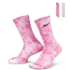 Nike Unisex Everyday Plus Cushioned Tie-Dye Crew Socks (2 Pairs)