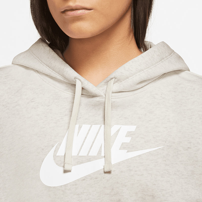 Nike Women's Sportswear Club Fleece Oversized Crop Graphic Hoodie
