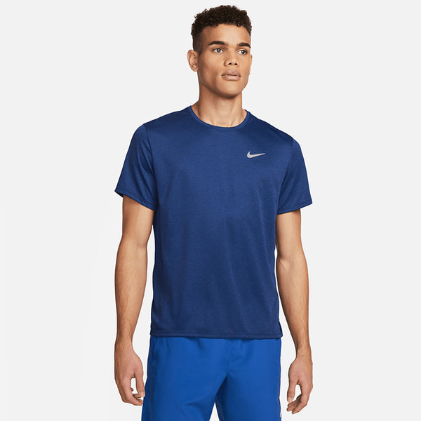 Nike Men's Dri FIT UV Miler Short-Sleeve Running Top