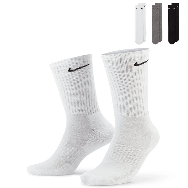 Nike Unisex Everyday Cushioned Training Crew Socks (3 Pairs)